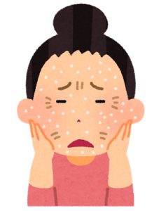 女性 乾燥