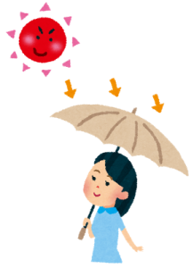 女性 日傘